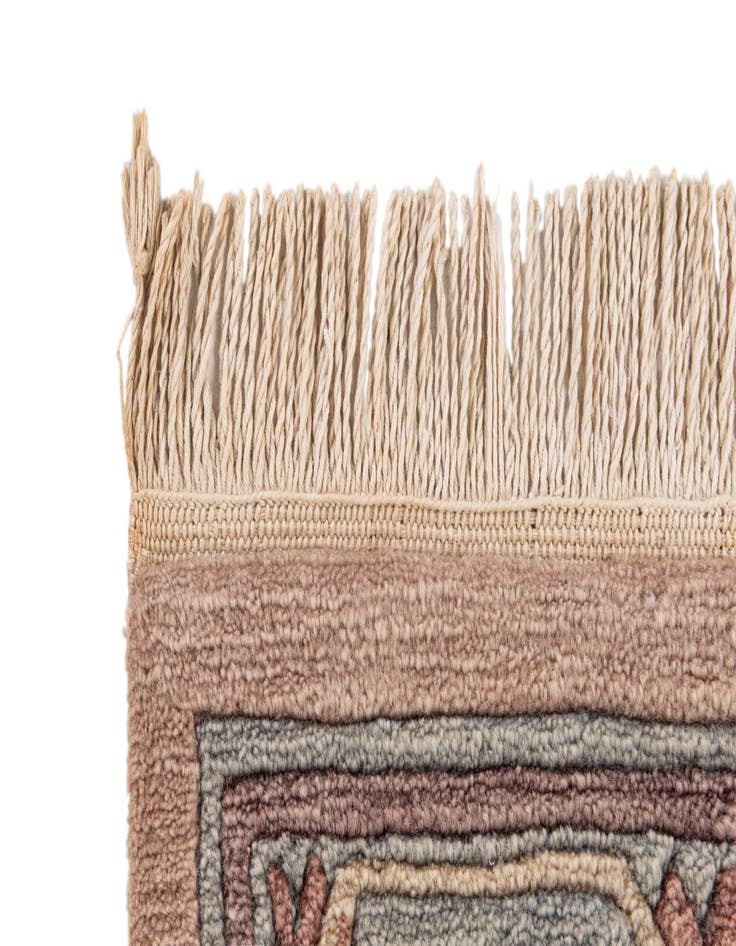 Detail image of 3' 1 x 5' 10  Hand Knotted Nepal Wool Runner Rug