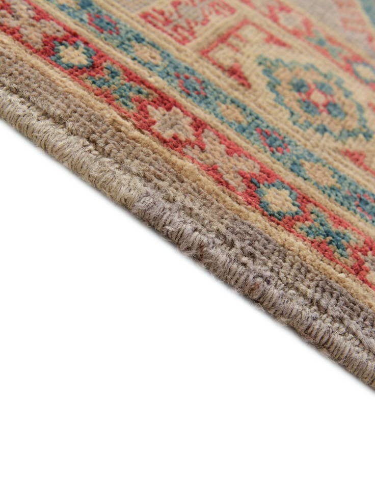 Detail image of 2' 10 x 10'  Hand Knotted Oushak Wool Runner Rug