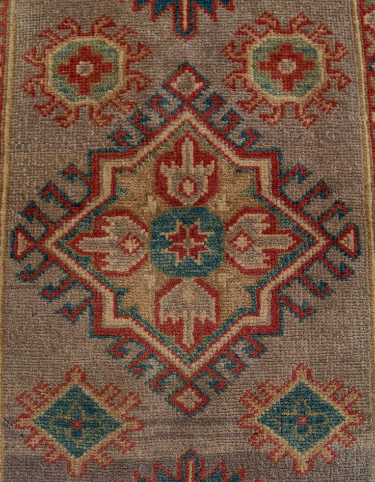 Detail image of 2' 10 x 10' Hand Knotted Oushak Wool Runner Rug