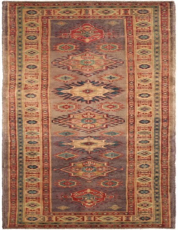 Detail image of 2' 10 x 10' Hand Knotted Oushak Wool Runner Rug