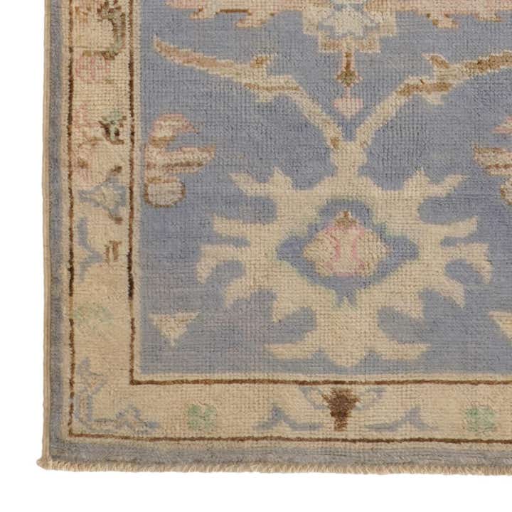 2' 7 x 12' 1 Hand Knotted Oushak Wool Runner Rug