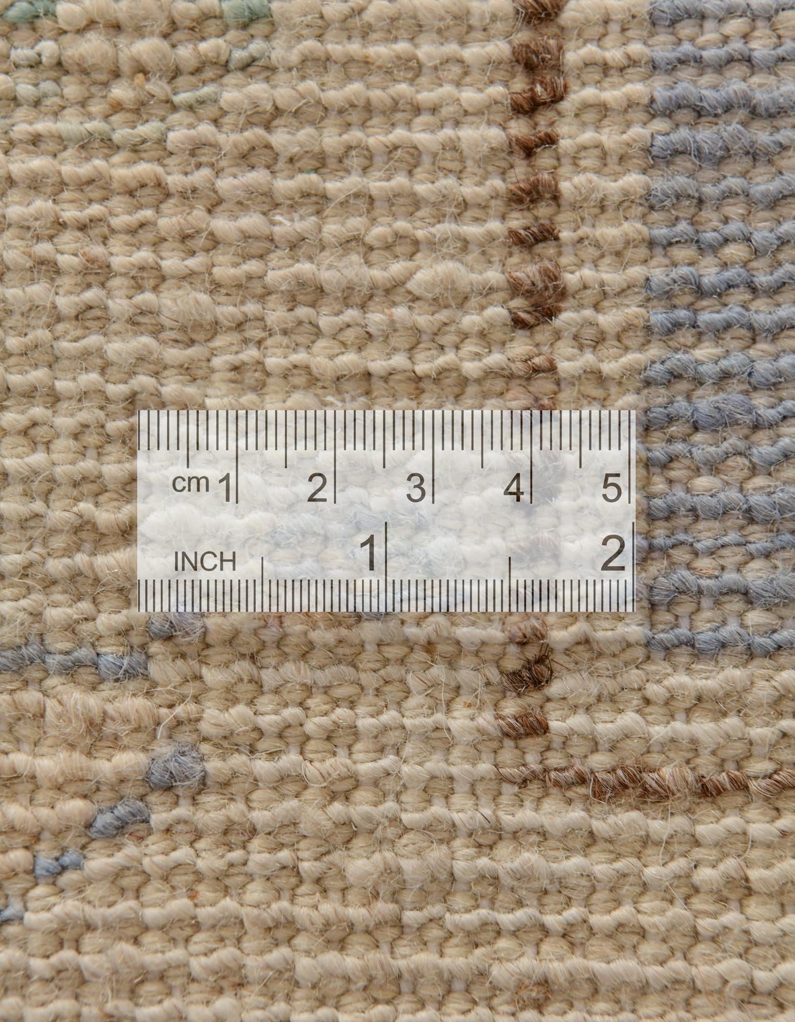 2' 7 x 12' 1 Hand Knotted Oushak Wool Runner Rug