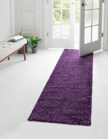 2' 2 x 6' 7 Solid Frieze Runner Rug