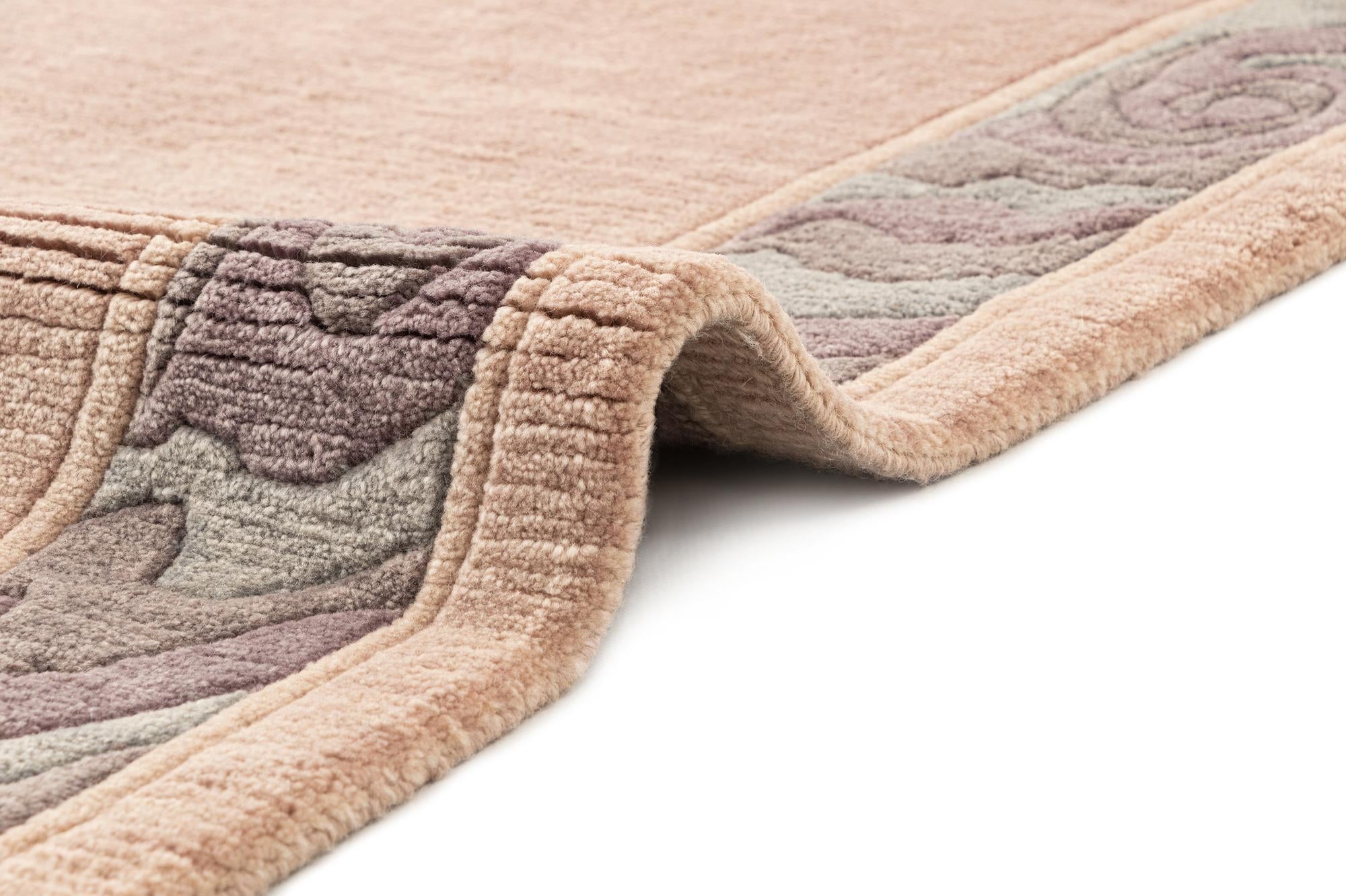 3' 1 x 6' Hand Knotted Tibet Wool Runner Rug