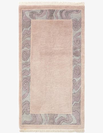 3' 1 x 6' Hand Knotted Tibet Wool Runner Rug