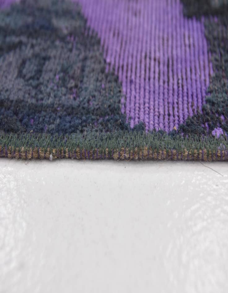 Detail image of 3' 2 x 6' 7  Hand Knotted Ultra Vintage Persian Wool Runner Rug