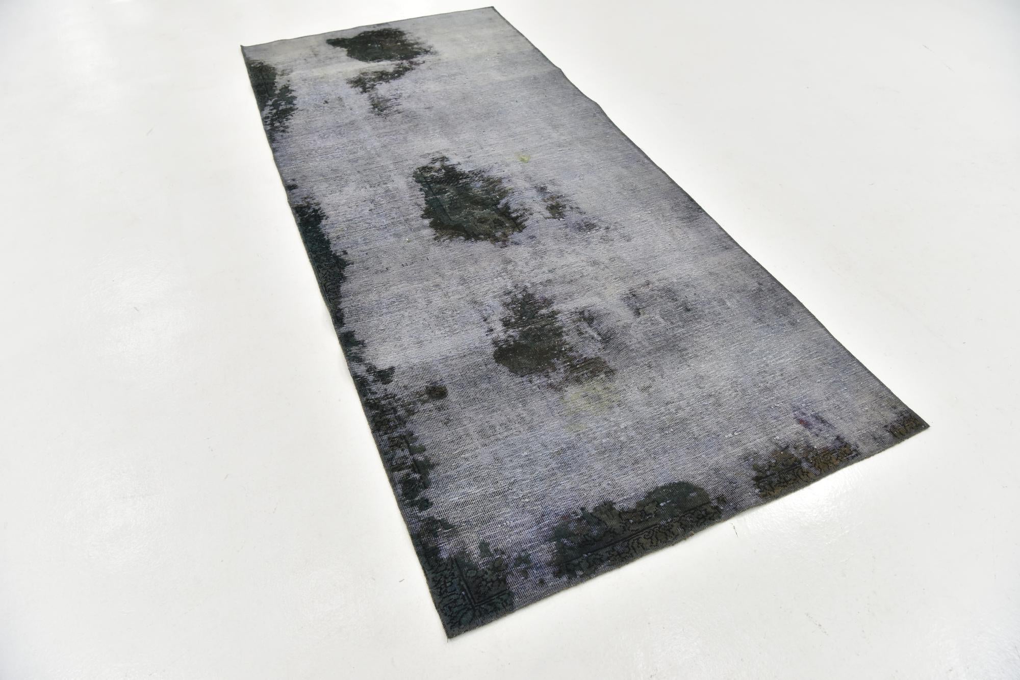 4' x 9' Hand Knotted Ultra Vintage Persian Wool Runner Rug