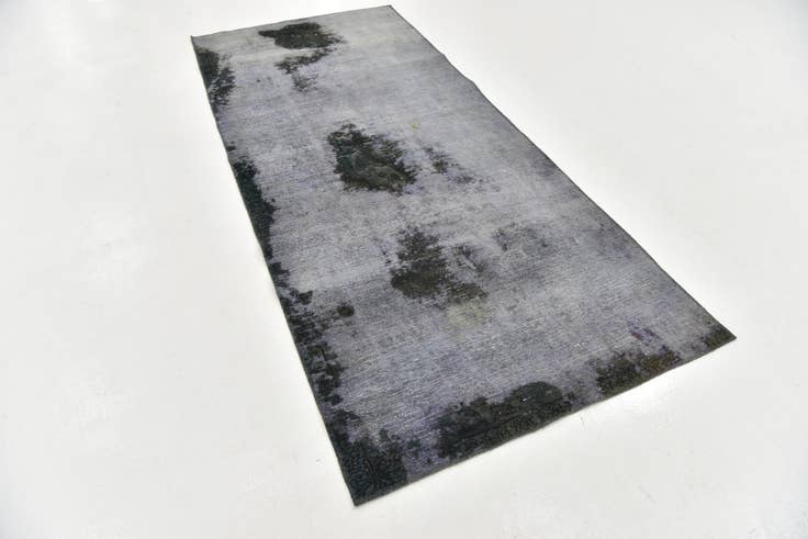 Detail image of 120cm x 275cm anudado a mano Ultra Vintage Alfombra Persa Lana Pasillera
