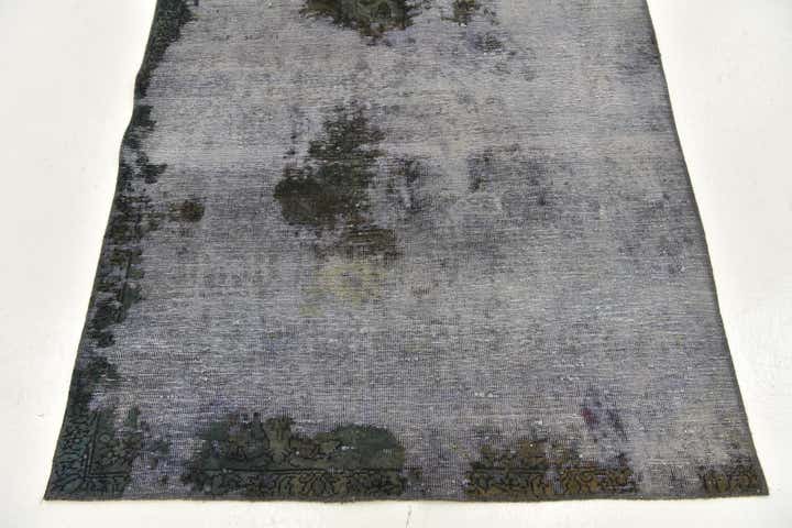 120cm x 275cm anudado a mano Ultra Vintage Alfombra Persa Lana Pasillera