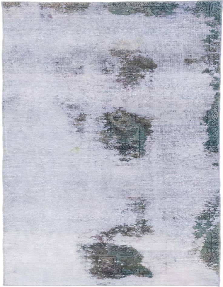 Detail image of 4' x 9' Hand Knotted Ultra Vintage Persian Wool Runner Rug