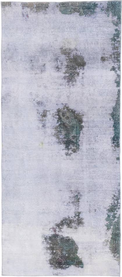Detail image of 120cm x 275cm anudado a mano Ultra Vintage Alfombra Persa Lana Pasillera