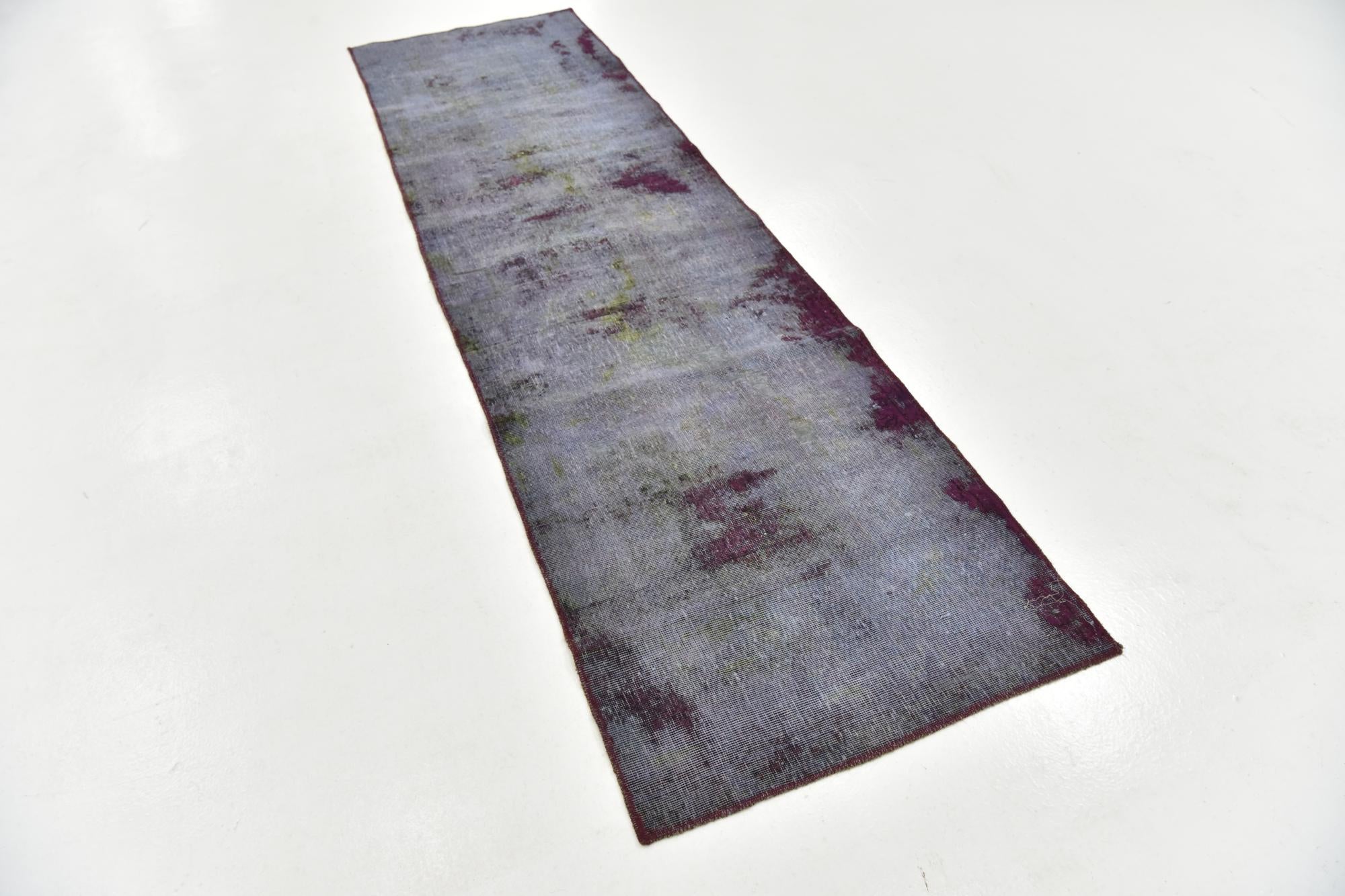 2' 8 x 9' 6 Hand Knotted Ultra Vintage Persian Wool Runner Rug