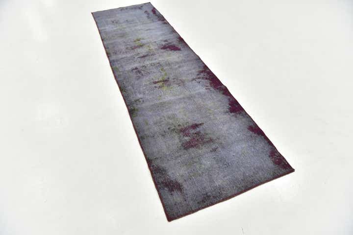 2' 8 x 9' 6 Hand Knotted Ultra Vintage Persian Wool Runner Rug