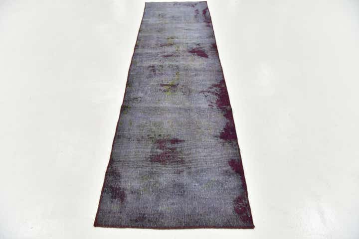 2' 8 x 9' 6 Hand Knotted Ultra Vintage Persian Wool Runner Rug