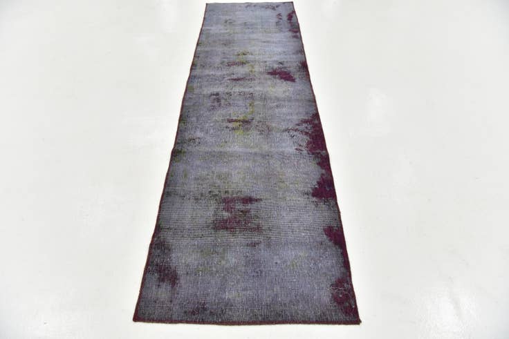 Detail image of 2' 8 x 9' 6 Hand Knotted Ultra Vintage Persian Wool Runner Rug