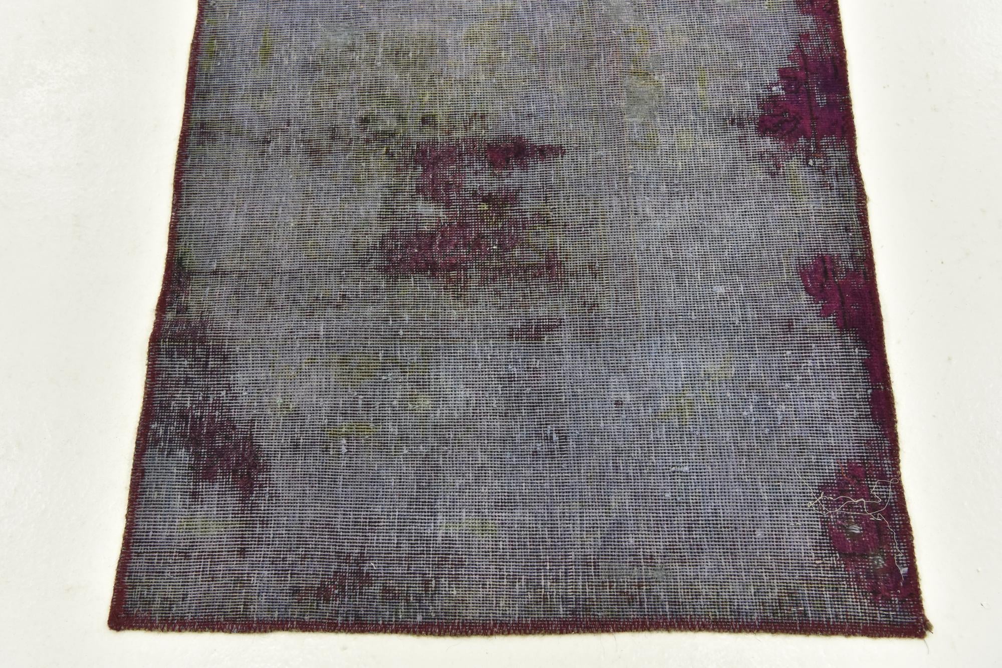 2' 8 x 9' 6 Hand Knotted Ultra Vintage Persian Wool Runner Rug