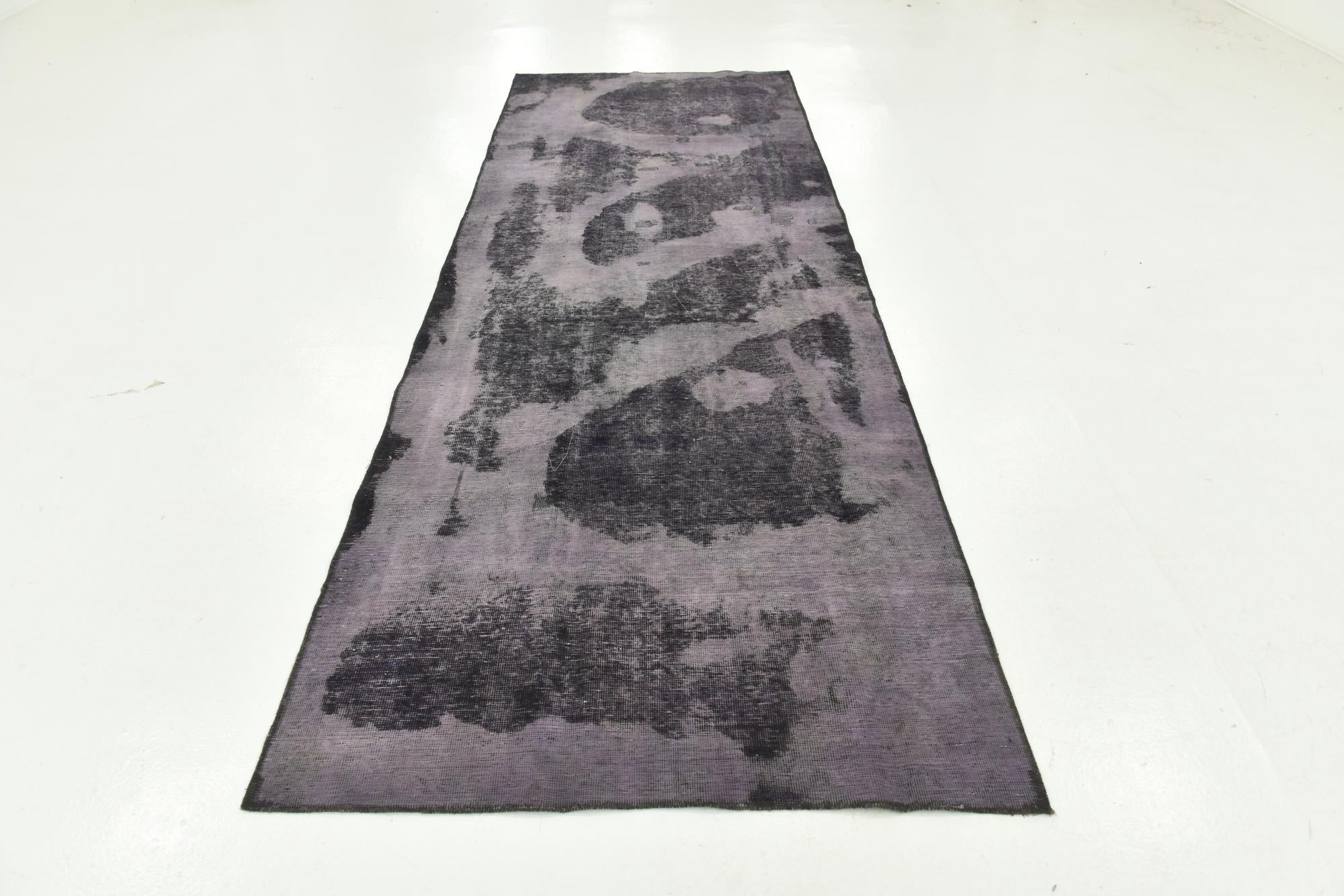 4' 2 x 11' 10 Hand Knotted Ultra Vintage Persian Wool Runner Rug