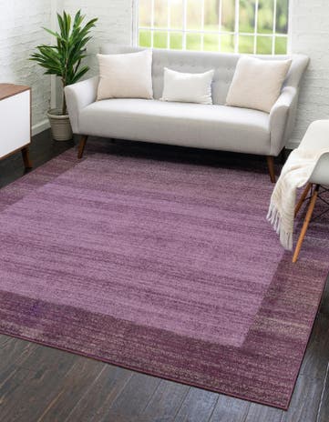 Violet Angelica Square Rug