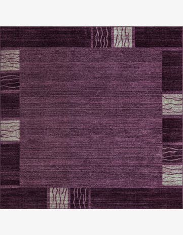 Violet Angelica Square Rug
