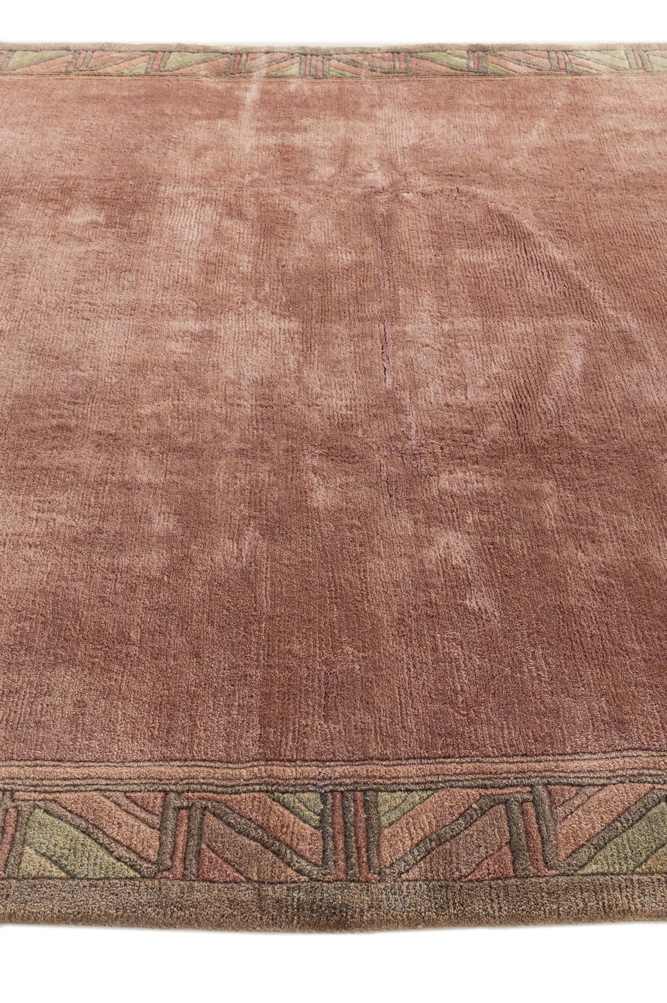 7' 6 x 8' 2 Hand Knotted Nepal Wool Square Rug