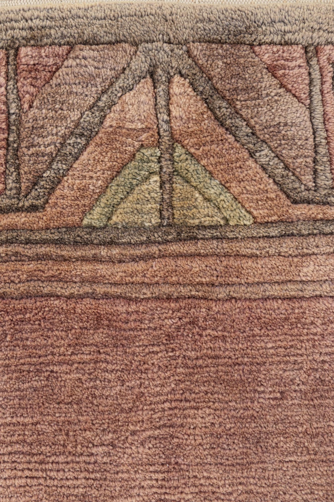 7' 6 x 8' 2 Hand Knotted Nepal Wool Square Rug
