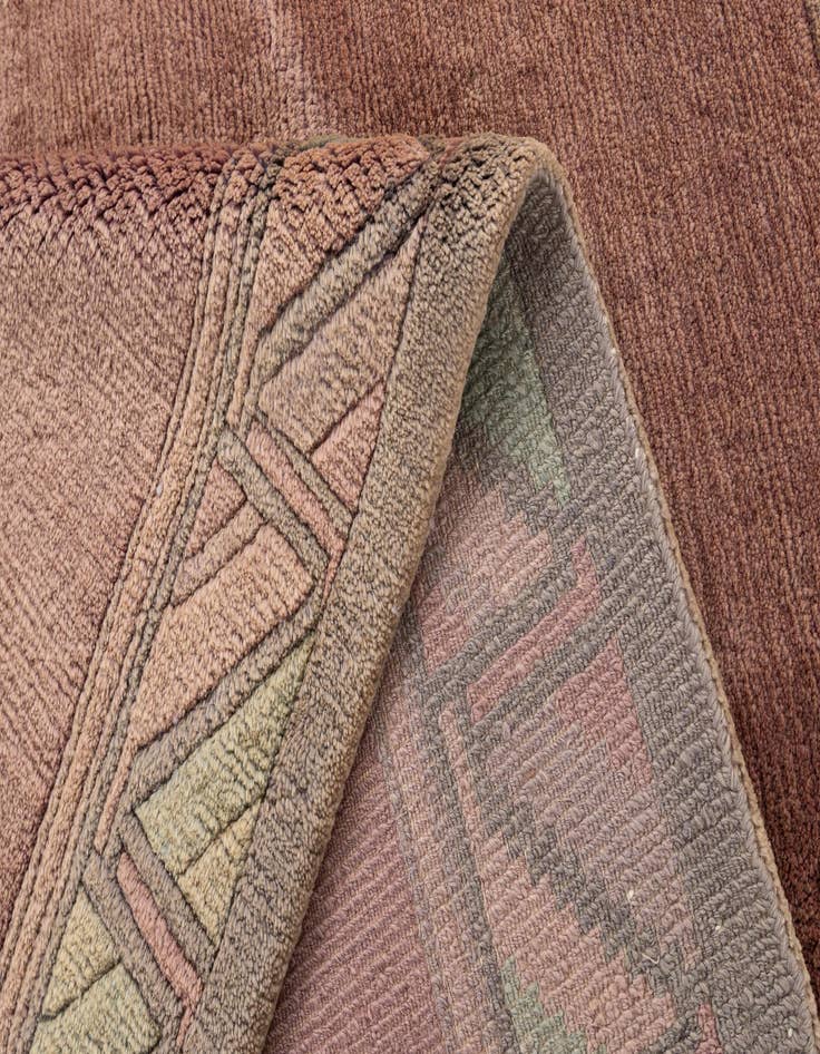 Detail image of 7' 6 x 8' 2  Hand Knotted Nepal Wool Square Rug