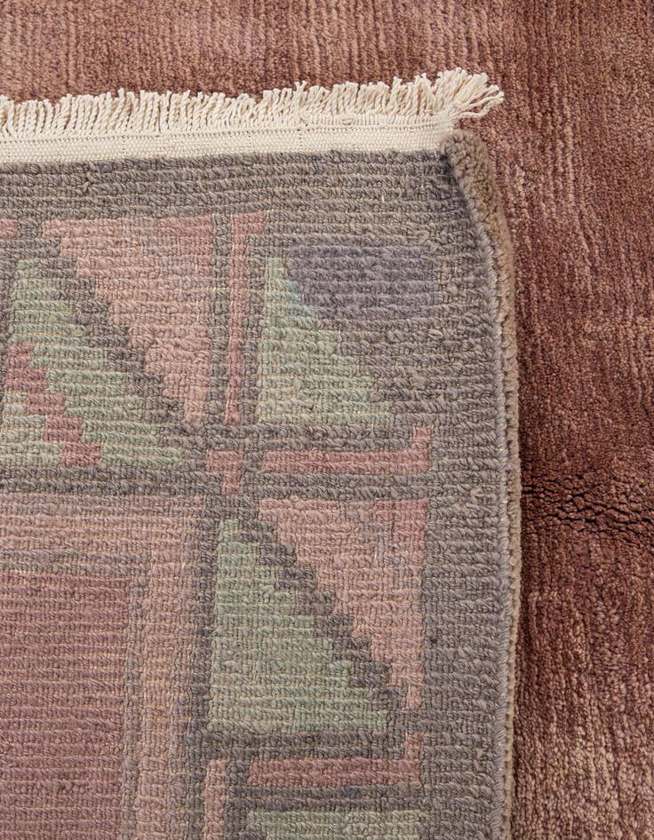 Detail image of 7' 6 x 8' 2  Hand Knotted Nepal Wool Square Rug
