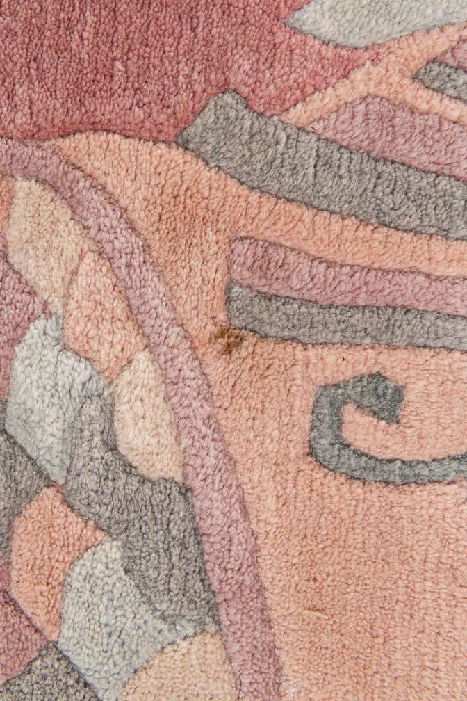 6' 7 x 6' 7 Hand Knotted Tibet Wool Square Rug