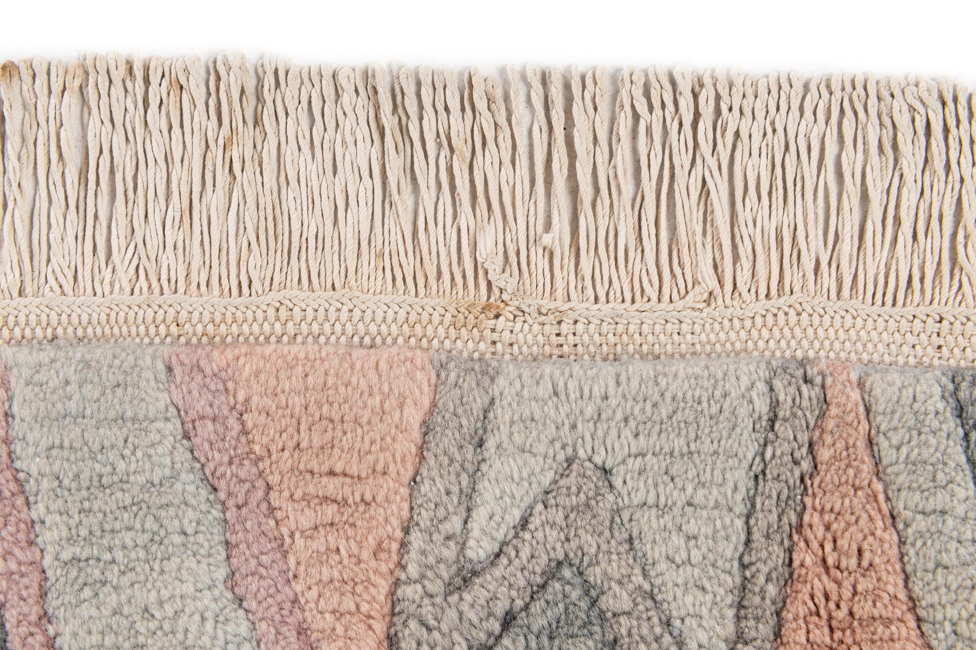 6' 7 x 6' 7 Hand Knotted Tibet Wool Square Rug
