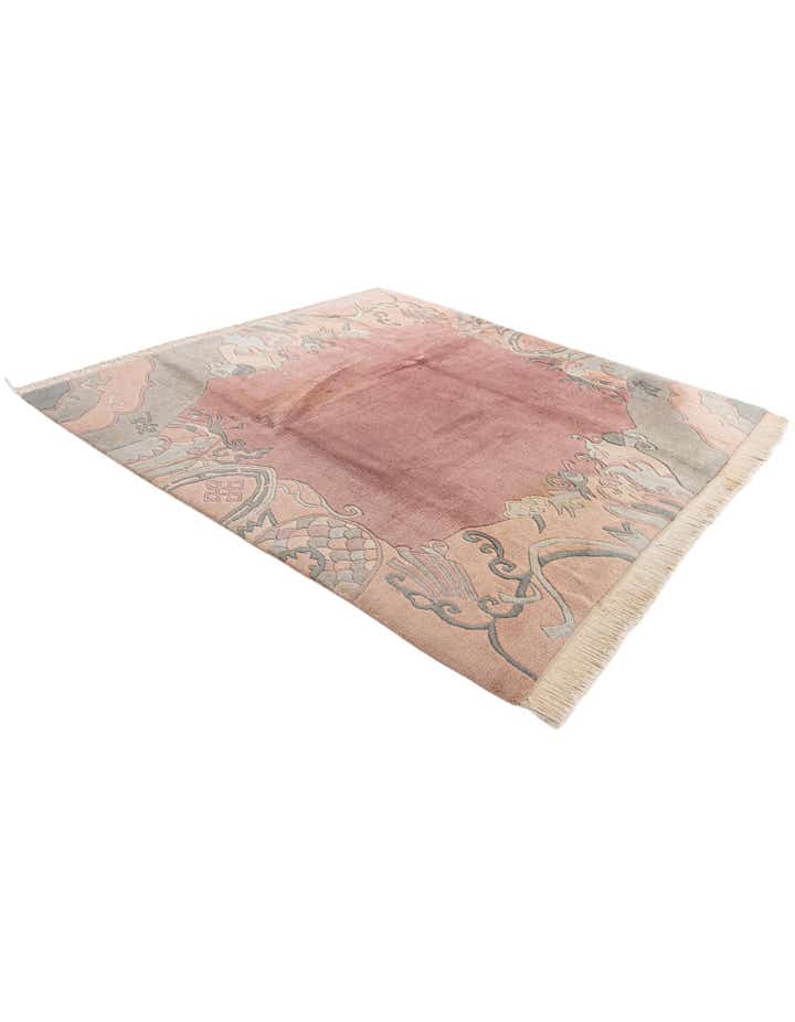 6' 7 x 6' 7 Hand Knotted Tibet Wool Square Rug