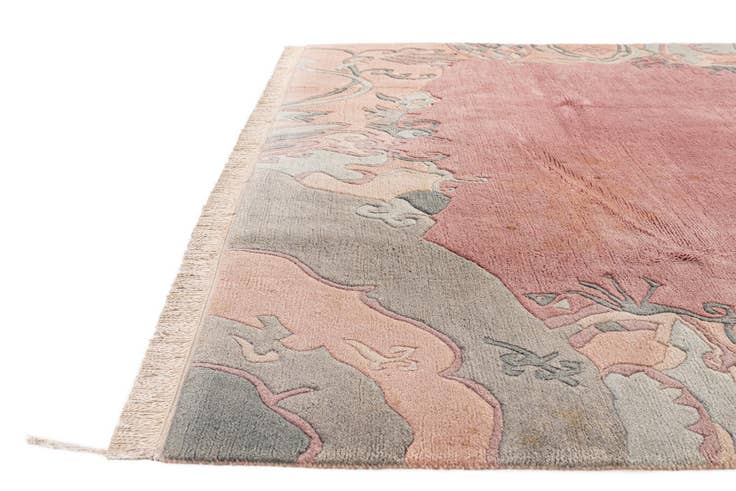 Detail image of 6' 7 x 6' 7 Hand Knotted Tibet Wool Square Rug