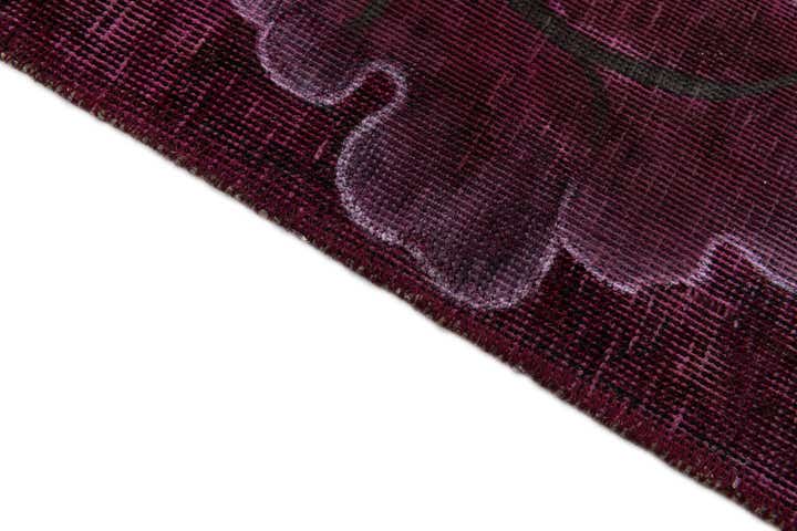 3' 7 x 4' 2 Hand Knotted Ultra Vintage Persian Wool Square Rug