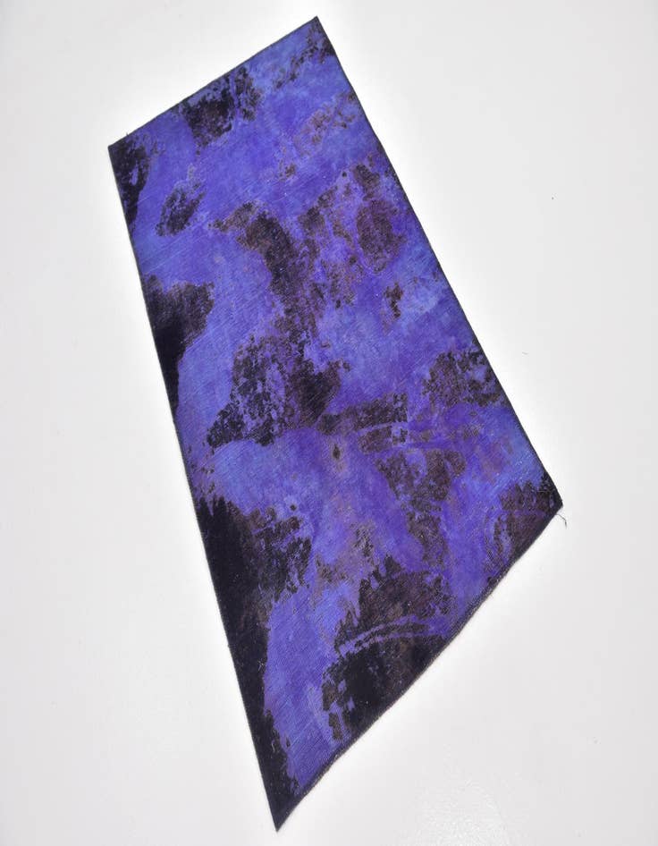 Detail image of 4' 8 x 4' 10  Hand Knotted Ultra Vintage Persian Wool Square Rug