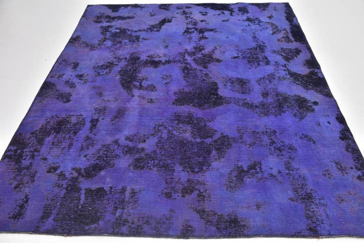 Detail image of 6' 4 x 7' 4 Hand Knotted Ultra Vintage Persian Wool Square Rug