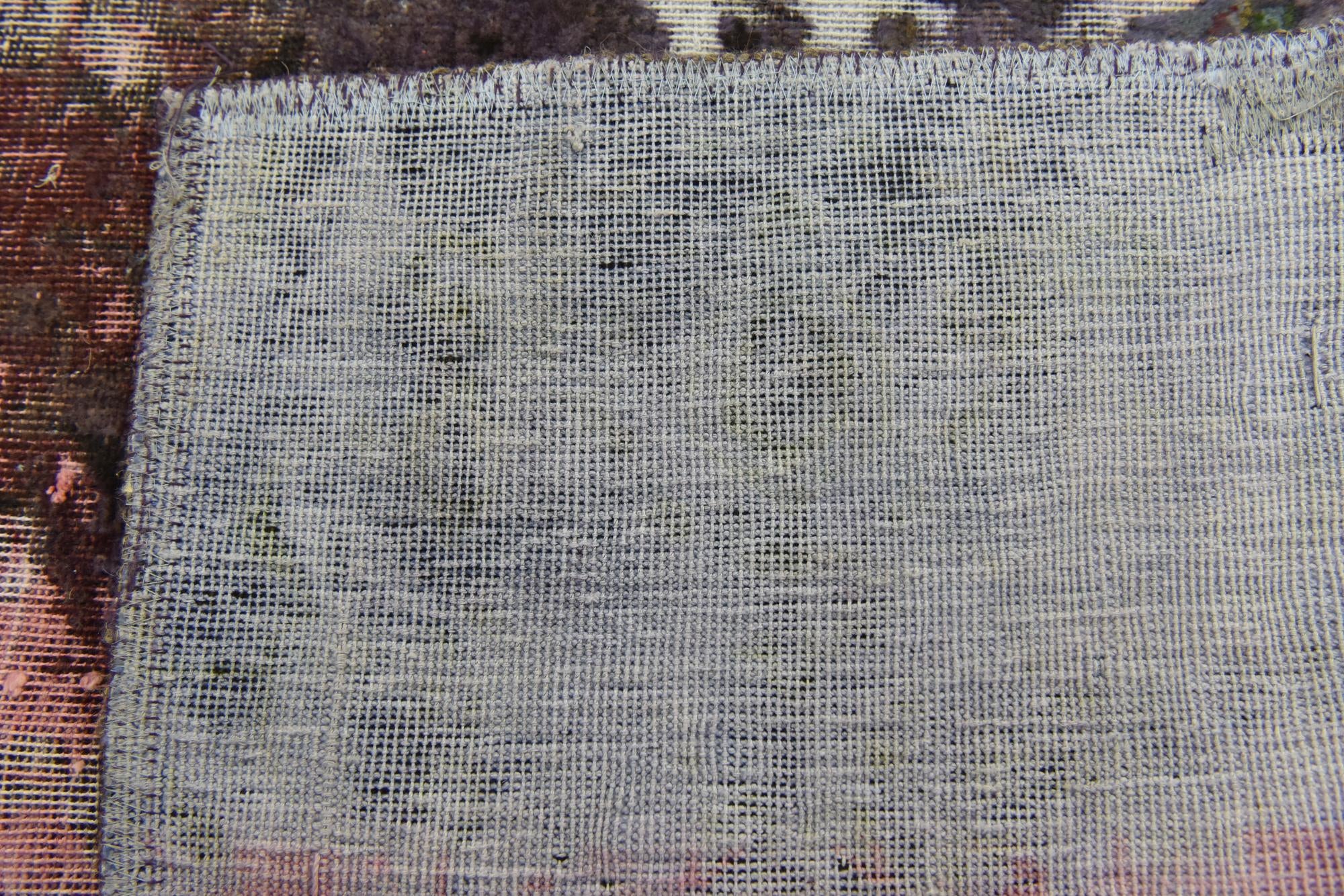 5' x 5' 7 Hand Knotted Ultra Vintage Persian Wool Square Rug