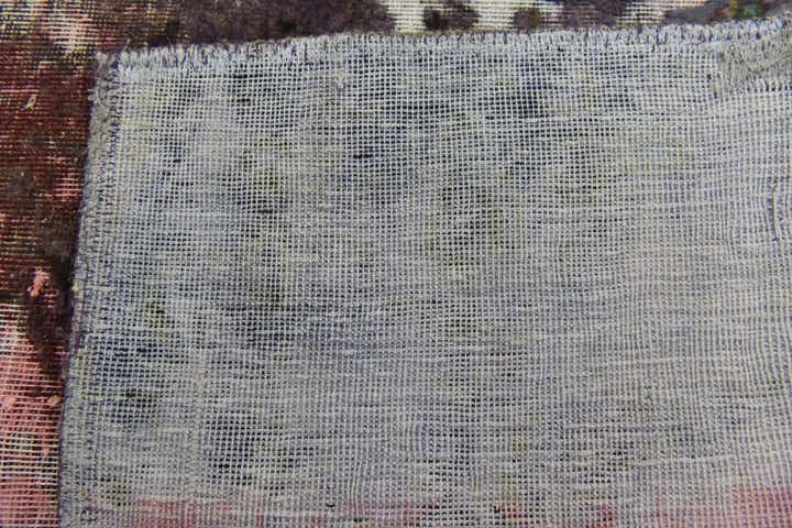 5' x 5' 7 Hand Knotted Ultra Vintage Persian Wool Square Rug