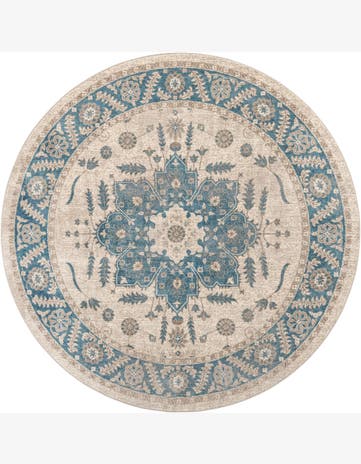 7' 3 x 7' 3 Weldon · Border rug