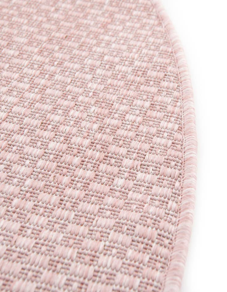Detail image of 2' x 3' Easy-Clean Solid Indoor / Outdoor Oval Rug