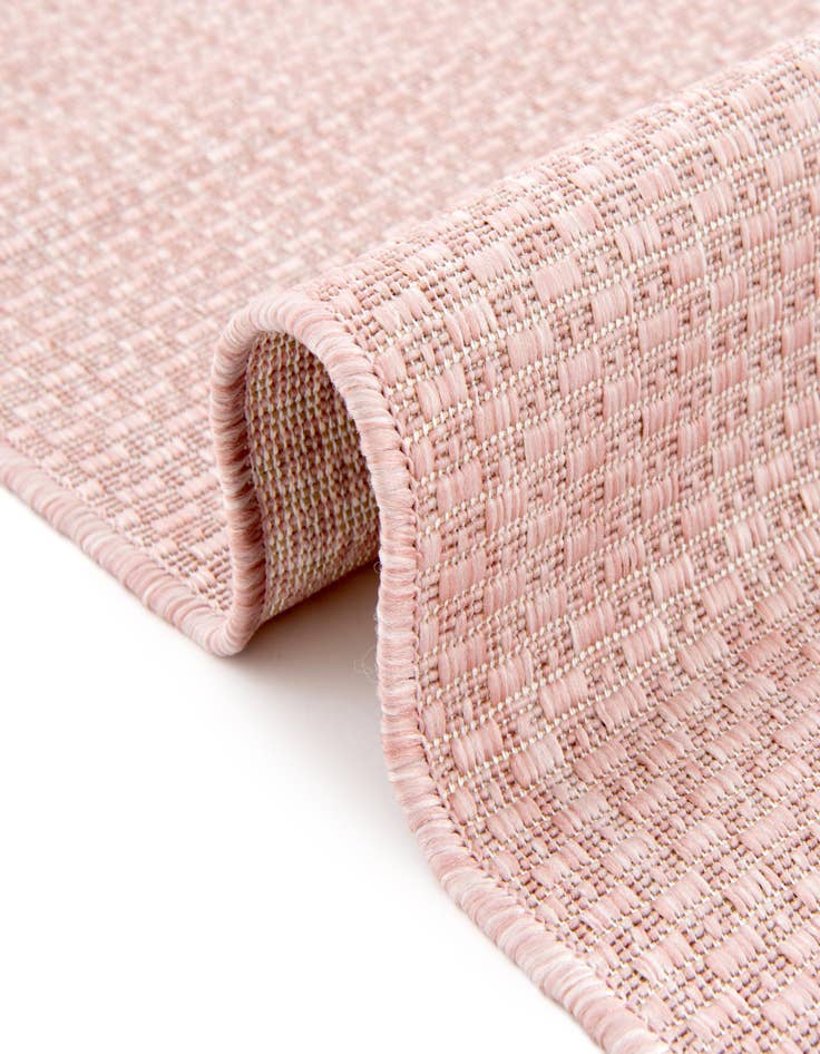 Detail image of 2' x 3'  Washable Solid Indoor / Outdoor Oval Rug