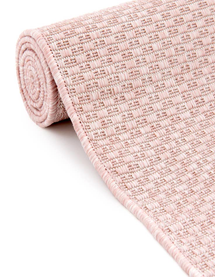 Detail image of 2' x 3'  Washable Solid Indoor / Outdoor Oval Rug