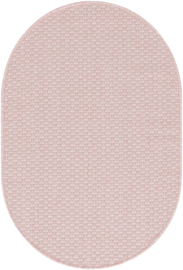 Detail image of 2' x 3' Easy-Clean Solid Indoor / Outdoor Oval Rug