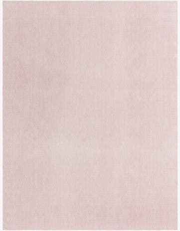 Whisper Pink Easy-Clean Solid Indoor / Outdoor Rug