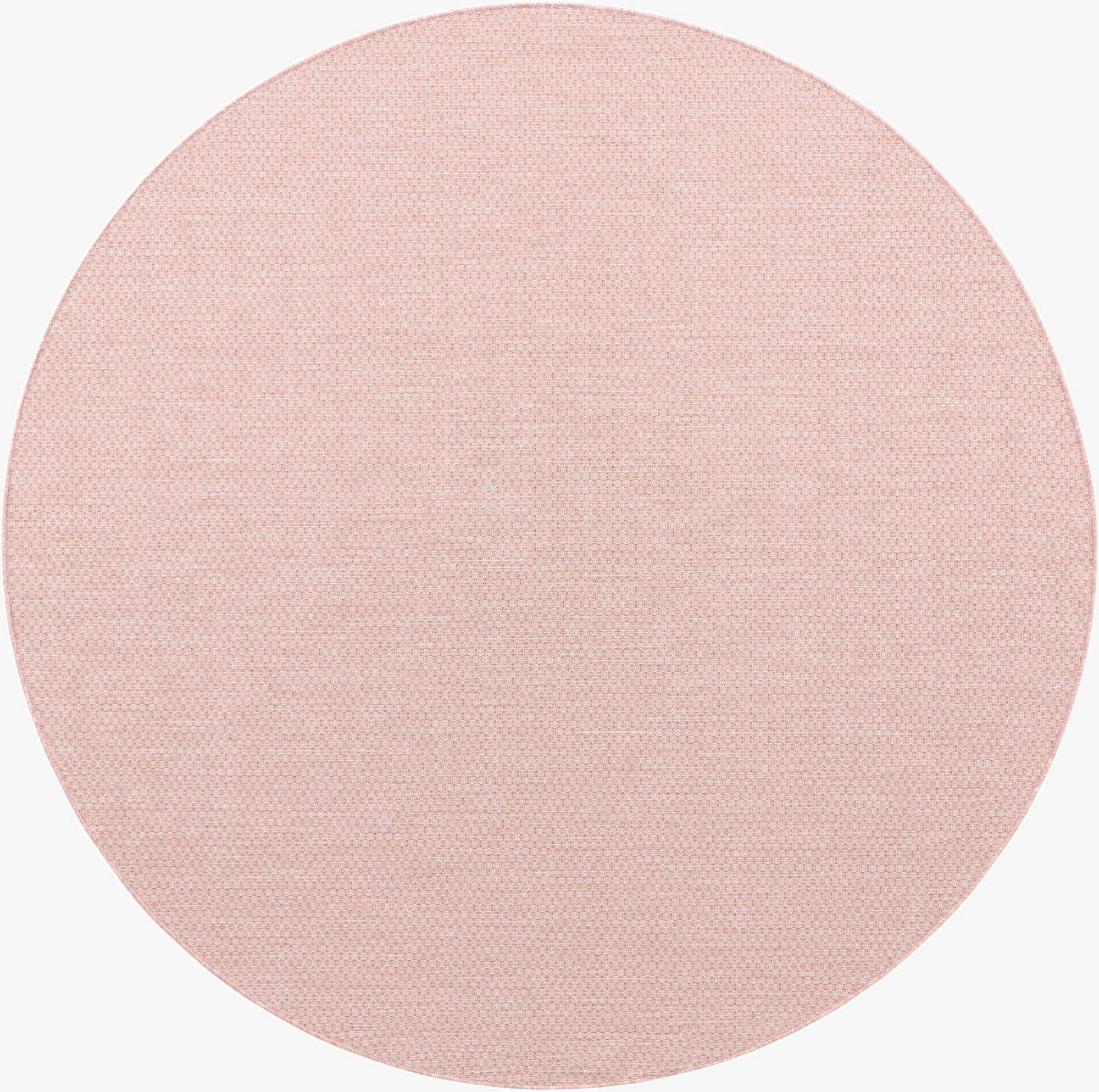 7' 10 x 7' 10  Washable Solid Indoor / Outdoor Round Rug