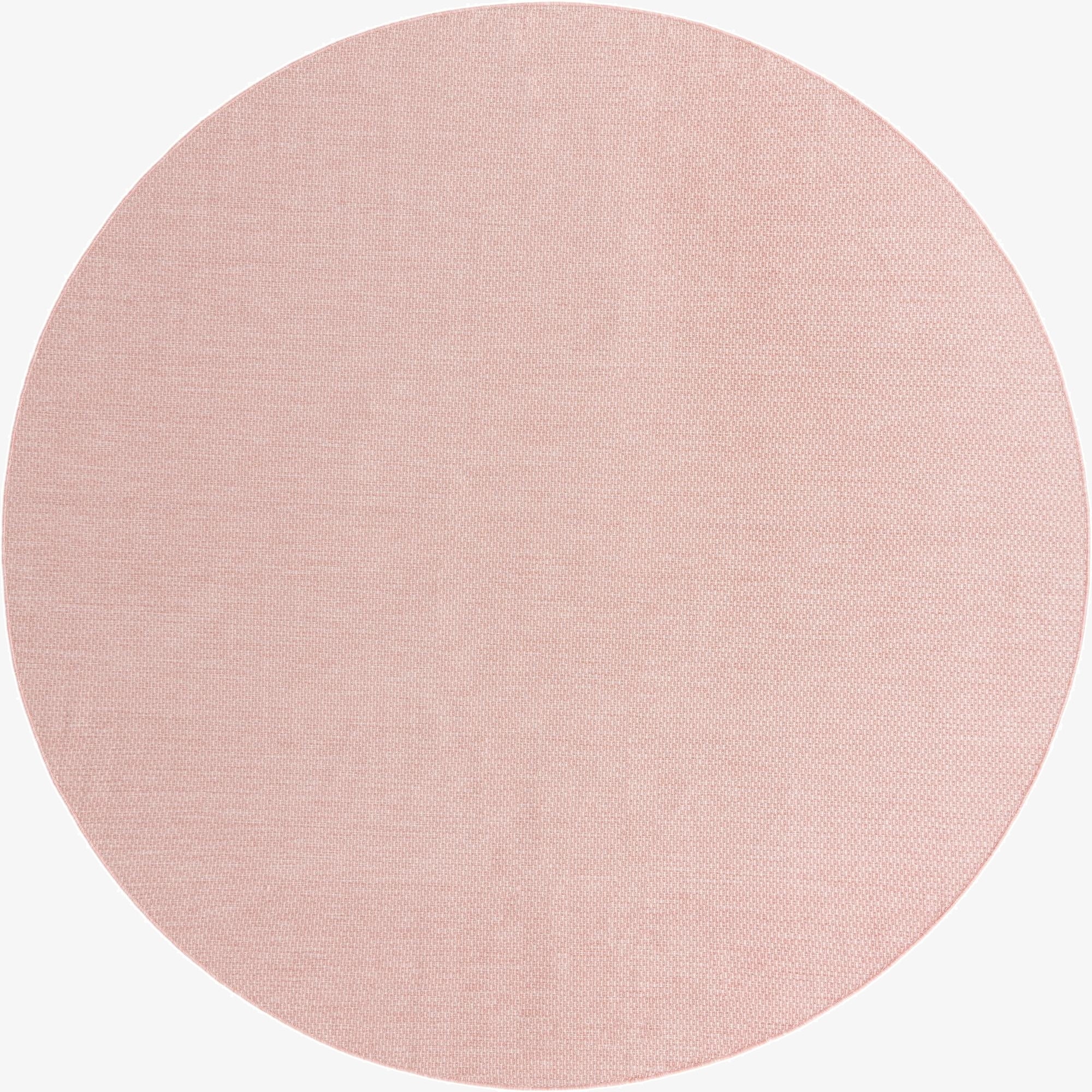 10' 8 x 10' 8  Washable Solid Indoor / Outdoor Round Rug