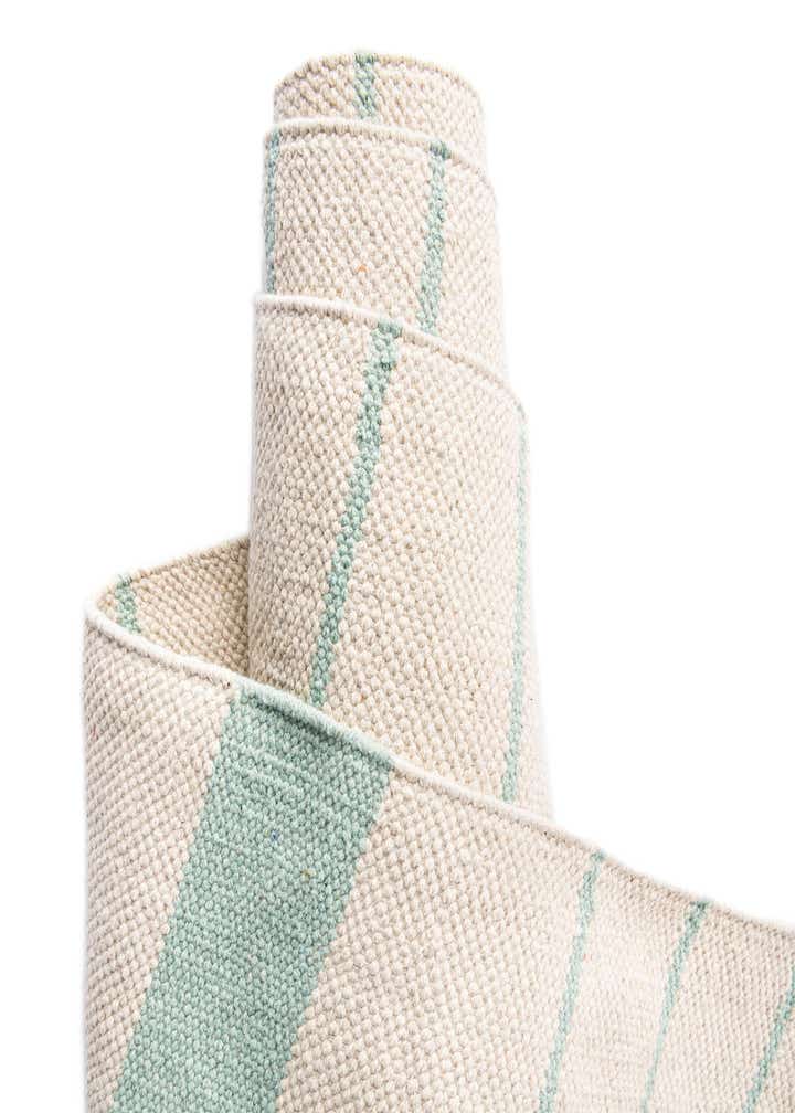 5' 1 x 8' Hand Woven Chindi Cotton Rug