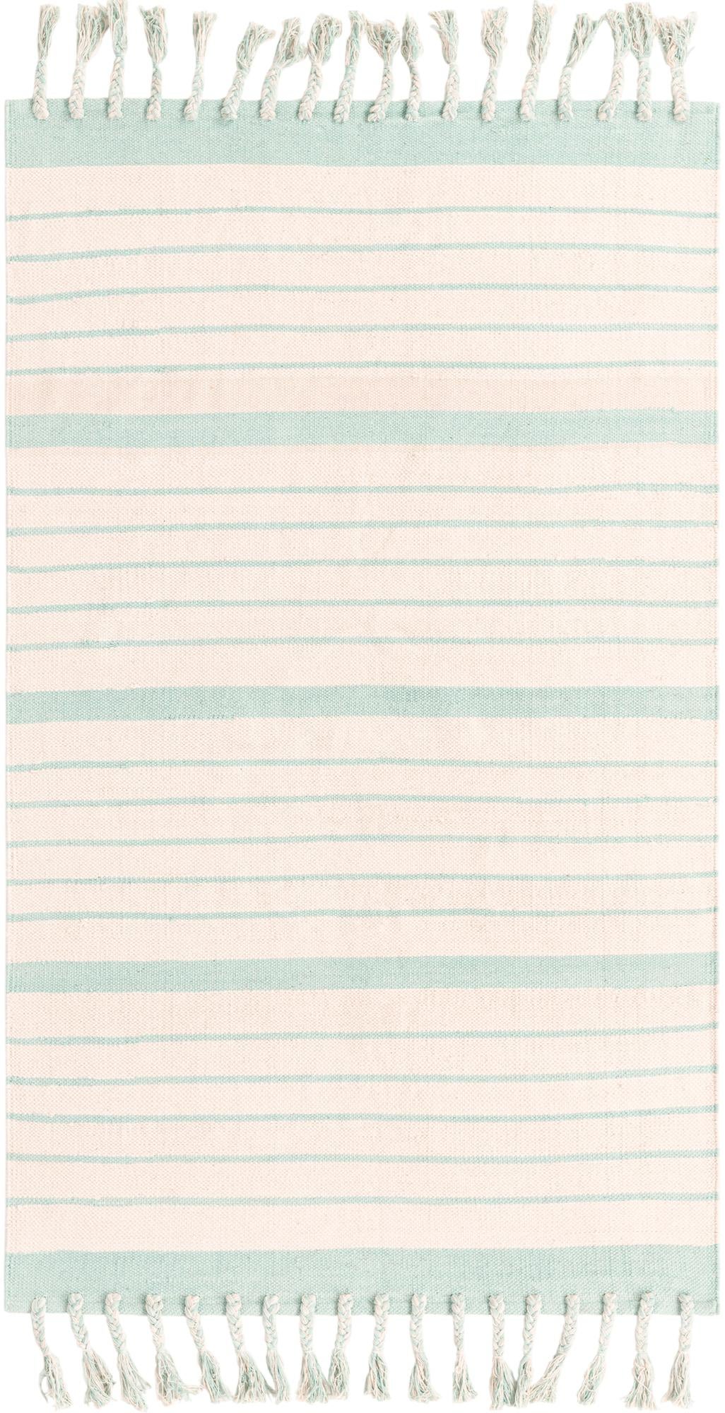 Rug White and Aqua Swatch link