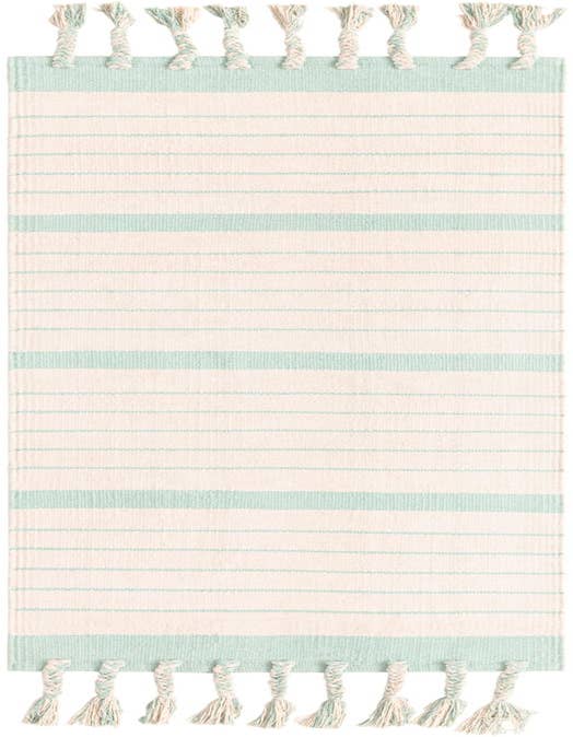 Detail image of 2' 2 x 6' 1 Hand Woven Chindi Cotton Runner Rug