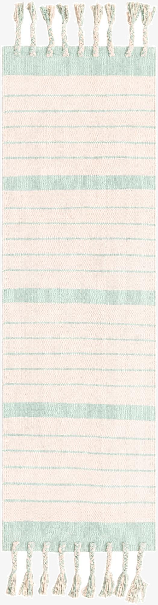 65cm x 185cm  Hand Woven Chindi Cotton Pasillera Alfombra