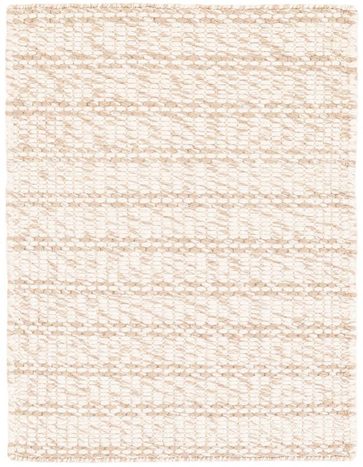 Detail image of 2' 1 x 3' Hand Woven Seaside Pearl Jute Rug