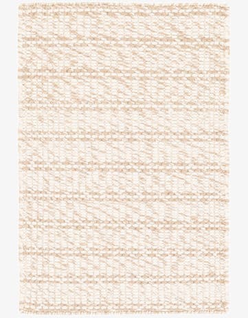 2' 1 x 3' Hand Woven Seaside Pearl Jute Rug